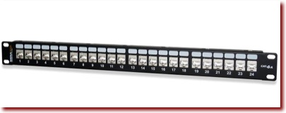 SIGNAMAX SHIELDED CAT6 CAT.6 CATEGORY 6A 24 PORT PATCH PANELS 24458S-C6A