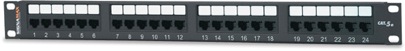 24 port ports cat.5e cat5e category 5e patch panel panels 24-port 24 port ports 12458md-c5e